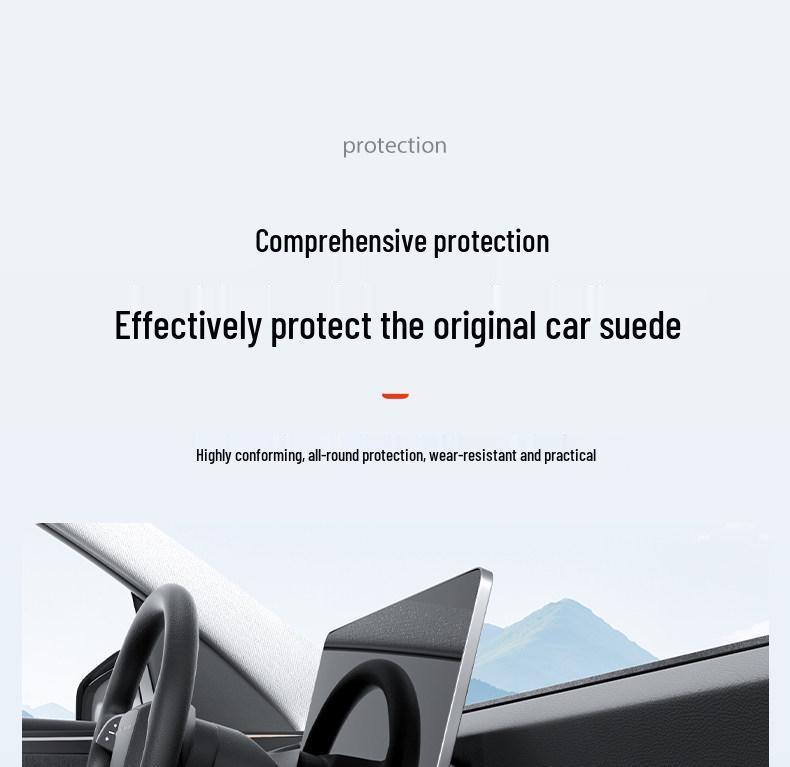 Anti-Kick TPE Corner Protectors for Tesla Model Y Center Console
