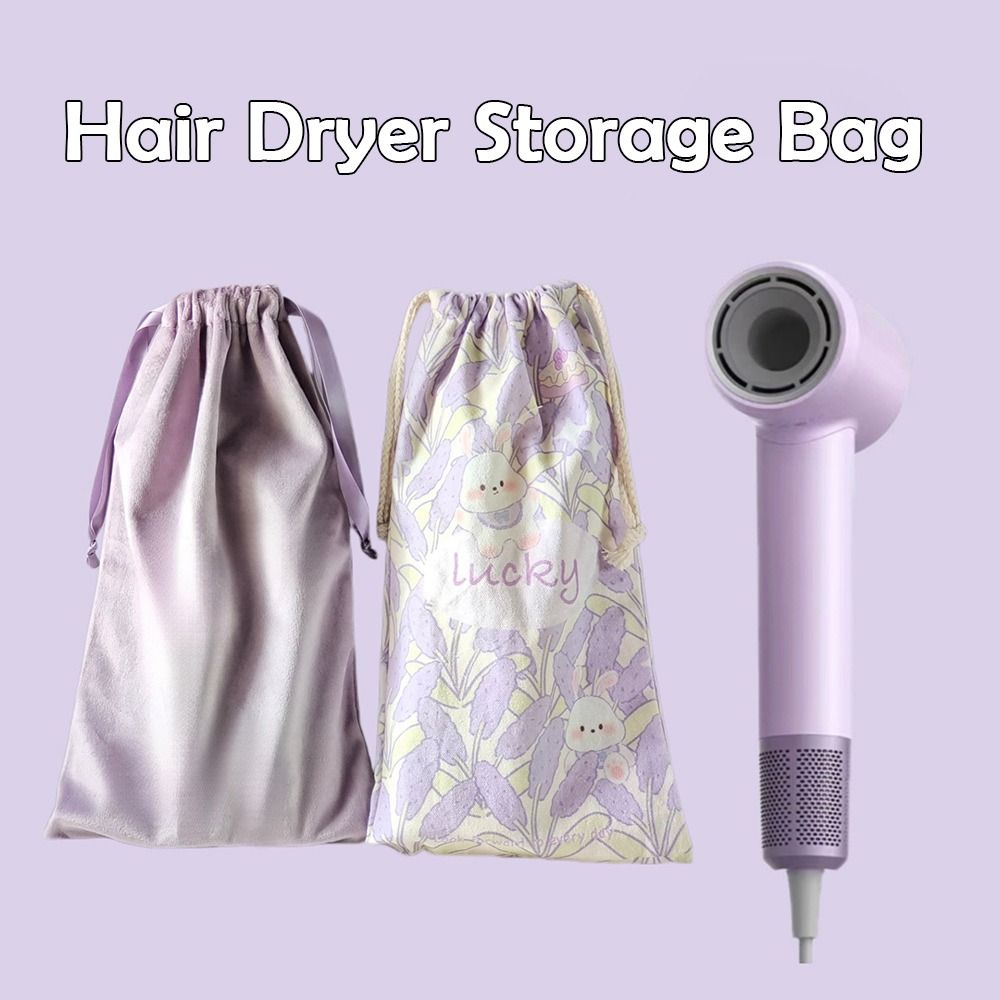 Cartoon Rabbit Hair Dryer Storage Bag Hair Dryer Dust Bag for Lefen Dyson for Hair Dryer