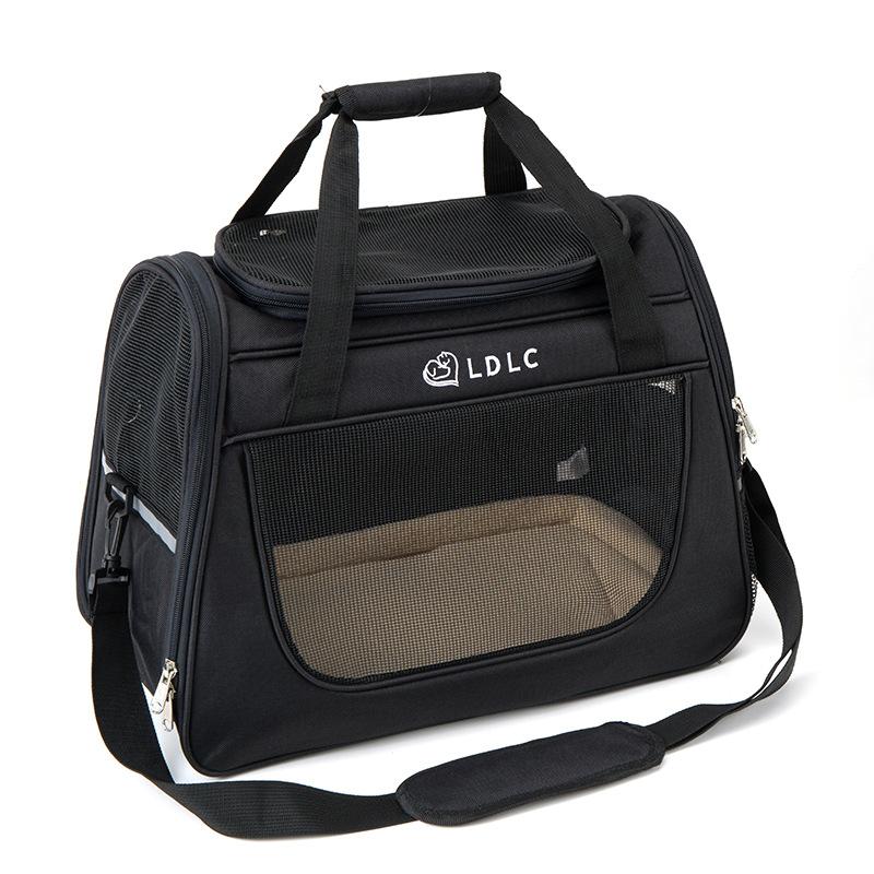 

Портативная сумка-переноска для домашних животных, кошек и собак, автомобильное сиденье, дышащая сумка-рюкзак для кошек и щенков из Оксфорда, чихуахуа, дорожная сумка-гнездо 45x25x34cm