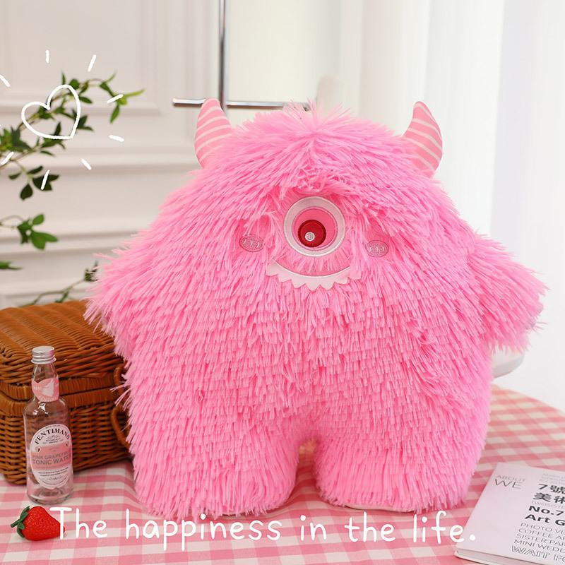 Cute Little Monster Plush Doll Toy Girl Sleeping Bed Pillow Doll Birthday Gift Rag Doll