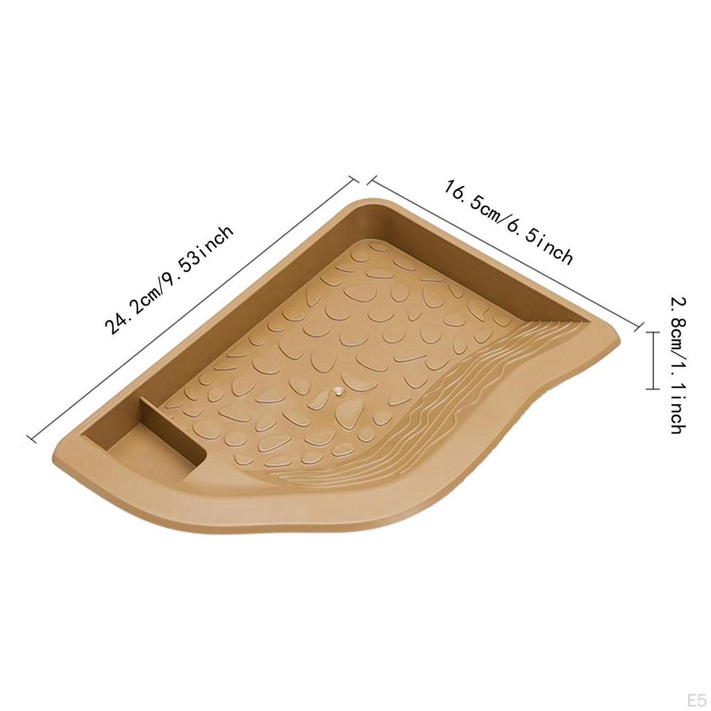 Aquarium Decoration with Bathing Area for Tortoise and Bearded Dragon