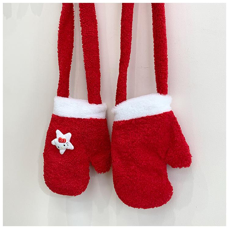 

Производитель Рождественские перчатки диагональный пролет сумка большой вместимости Новогодние поздравления сестры плюшевые зимние перчатки сумка через плечо милая сумка single package красный