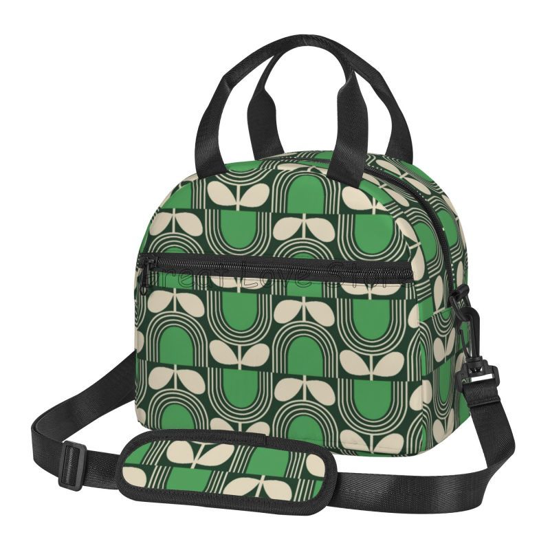 

Orla Kiely Bubble Flowers Lunch Bag with Adjustable Strap Insulated Lunch Box Cooler Thermal Reusable Tote Bag for Beach Picnic