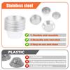 10Pcs Puto Cake Mold Aluminum Alloy Egg Tart Cup Cupcake Kitchen Baking Mold Mini Round Baking Oven Pan Pastry Dessert Mould