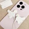 Creative Earphone Decorative Accessories Angel Wings 3D Printed Wired Earphone Decorative Wings Kawaii Diy Earbud Accessories