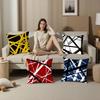 Classic Van H-Halen Pillow Case Home Double-Sided Printing Short Plush Colorfast Microfiber Cushion Cover