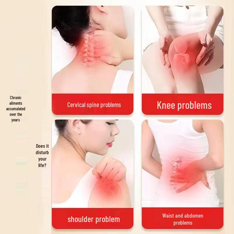Ingefära Självvärmande Varm Kompressplåster för Knän, Nacke och Axlar