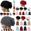 Stylish Oversized Slouch Beanie Cap For Women And Men In Warm Knitted Fabric
