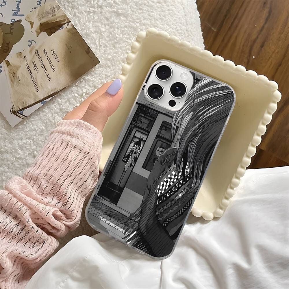 Goodnight Punpun Phone Case Phone Case For iPhone 17 16 15 14 13 12 Pro Max Plus Fantasy Glitter Aurora Water Ripple Cover