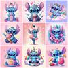 5D Diamond Painting New Series Round Diamond Mosaic Cartoon Lilo and Stitch Embroidery Kit DIY Hobby