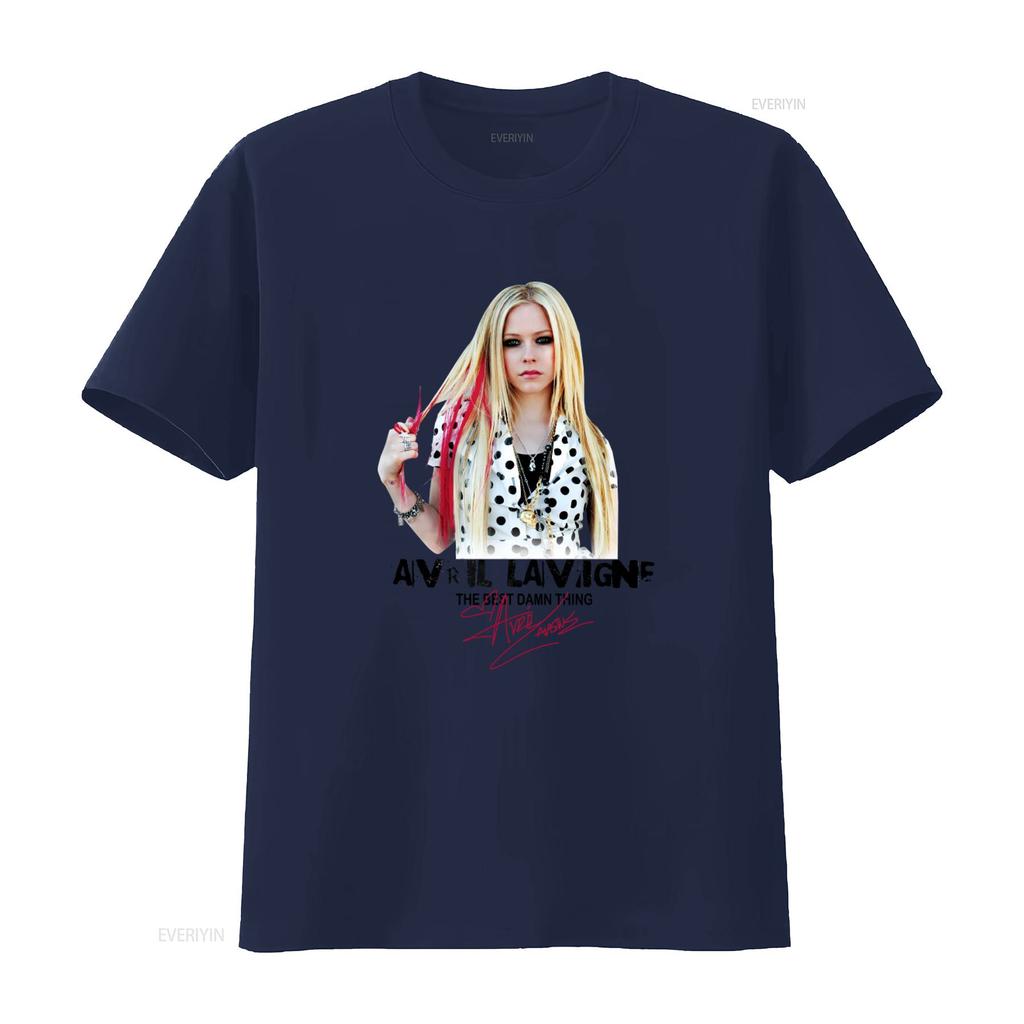Avril Lavigne The Best Damn Thing Signature T Shirt for Family Fans Sizes S 234Xl H1361 vintage Washed Soft Stylish Breathable