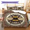 Mandalainsects Pattern Bedding Quilt Set Quilt Cover Pillowcase Home Decoration Birthday Gift (1 * duvet cover + 2 * pillowcase, without core)