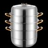 28cm Four-Layer Stainless Steel Steamer