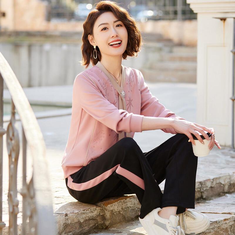 

Women s Age-Reducing Casual Knit Two-Piece Set 4XL