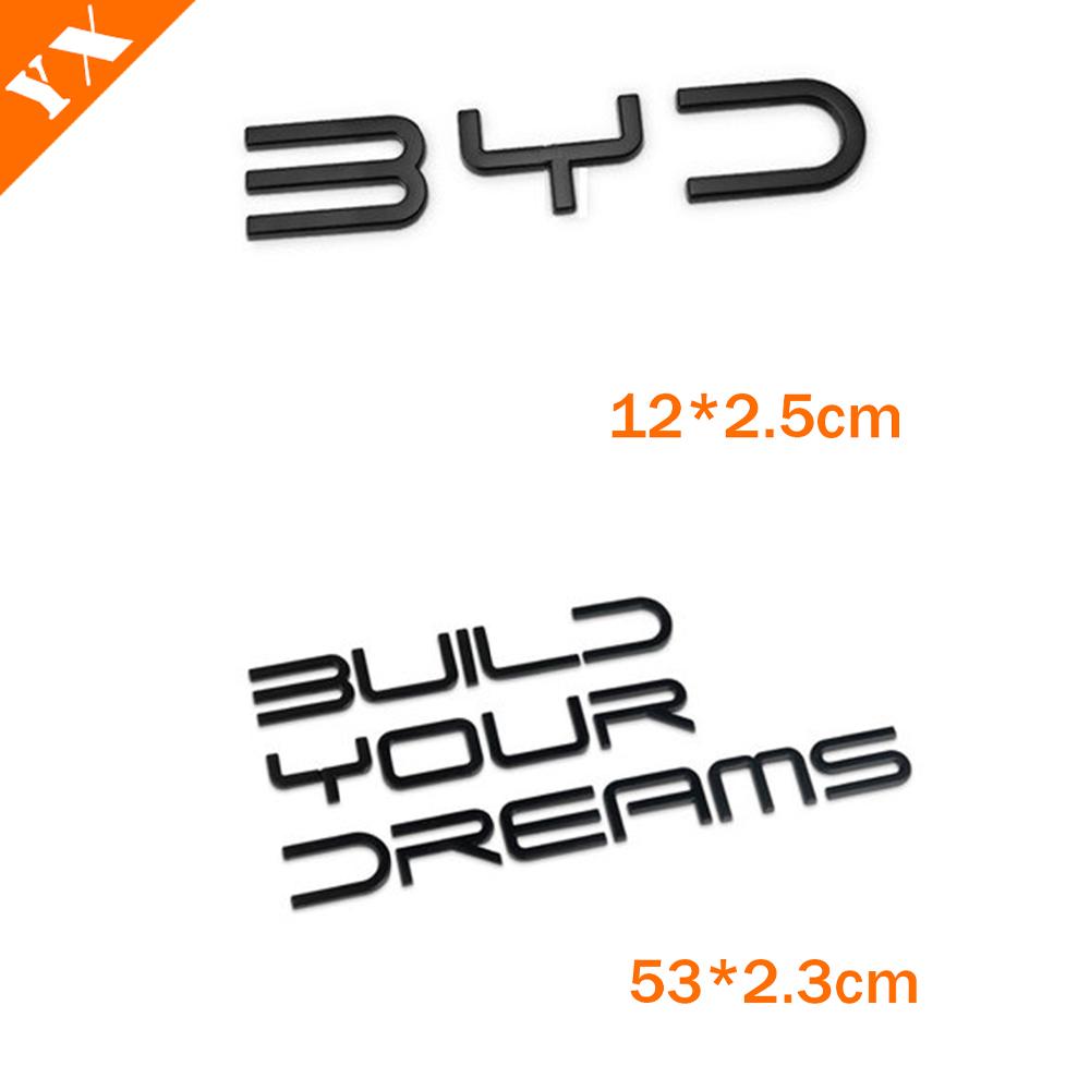 Carbon Sticker Frame For BYD EA1 Atto 3 2 1 Dolphin EV Han EV Accessories Car Front Machine Cover Logo Cover Decor Anti Scratch