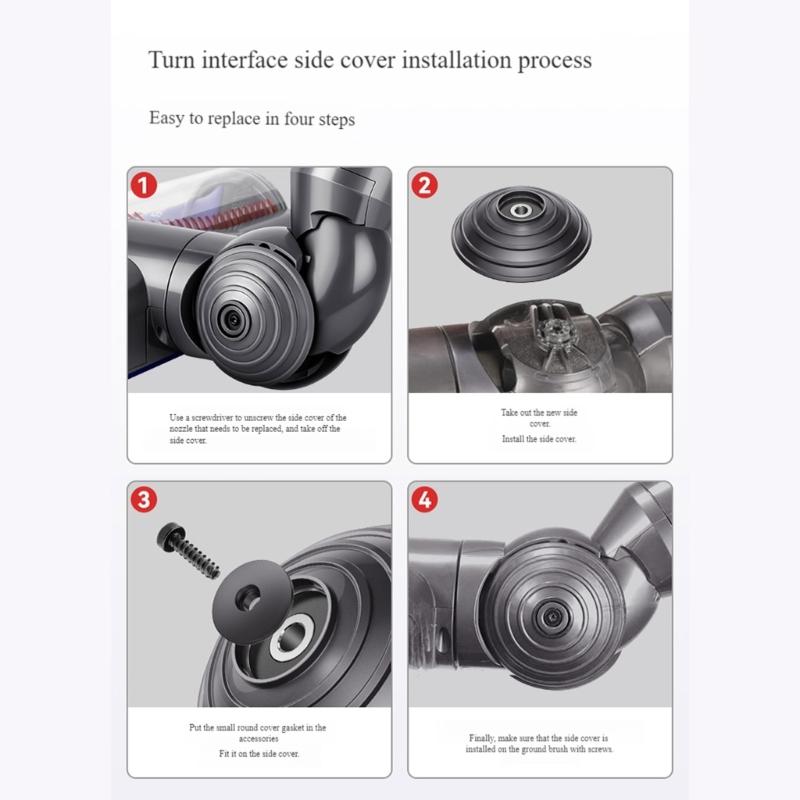 Direct Drive Cleaner Head Wheels Adapter Cover for V10 11 100W Efficient Vacuum Cleaner Maintenance and Cleaning