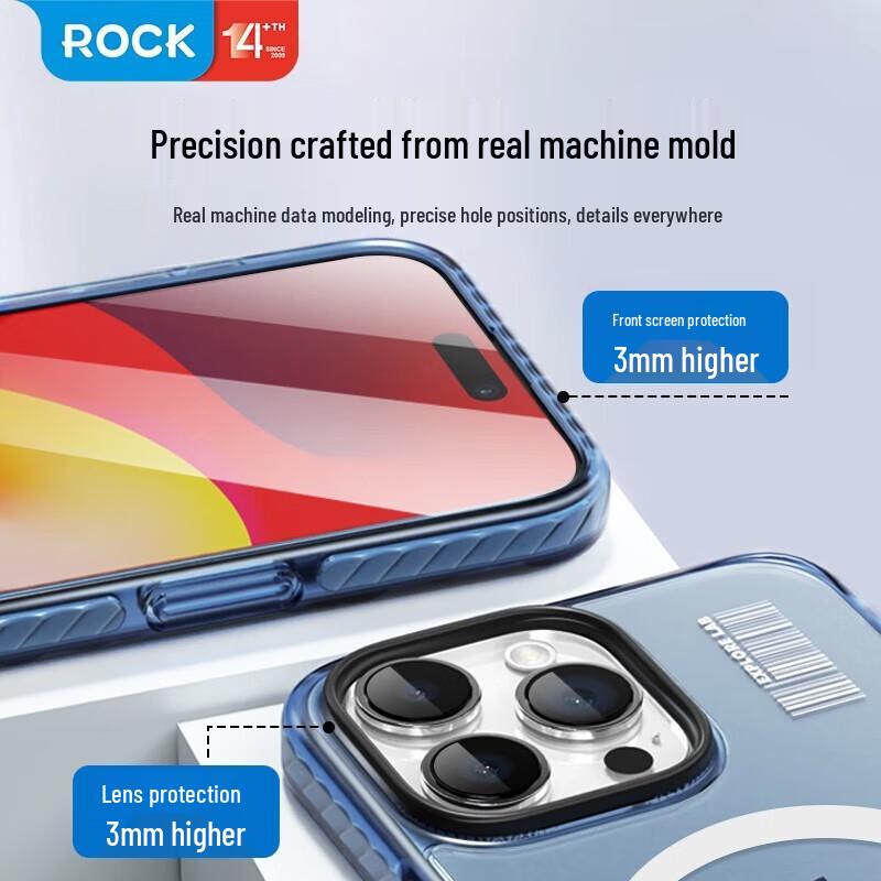 ROCK MagSafe Dual-Layer Skin-Feel Case for iPhone 15 Pro