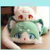 Adorable Cat Snake Plush Toy Cute Stuffed Animal Doll Gift For Birthdays And Keychains