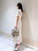Lace Polo Dress SWFO251120 OWHT [Snidel] Women's