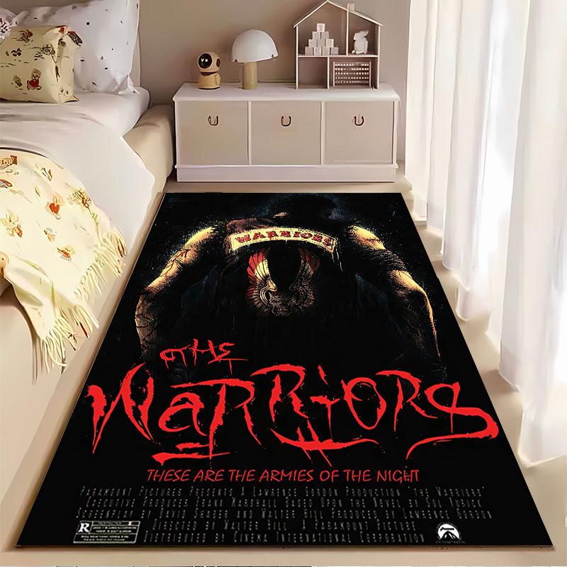 Warriors Movie Poster Print Carpet Suitable As a Non-slip Mat for the Living Room or Bedroom Sofa
