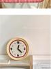 Modern Cream Style Silent Wall Clock for Living and Study Rooms