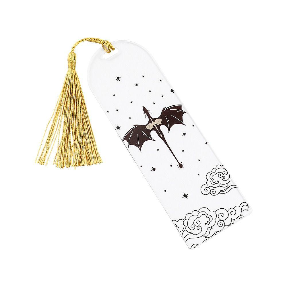 Acrylic Bookmark Transparent Anime Book Mark Cartoon Reading Marker