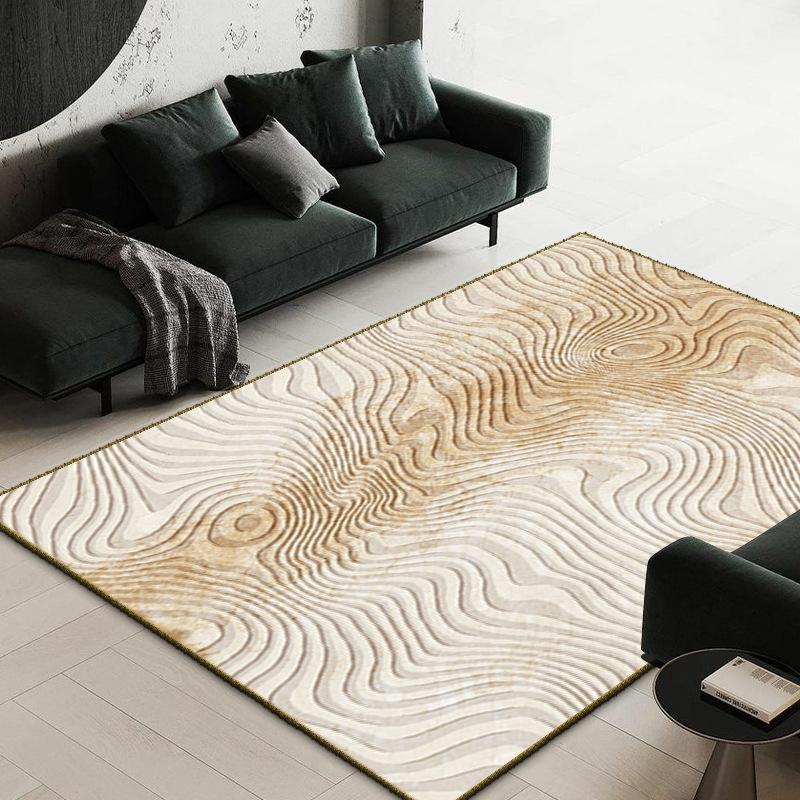 

Однотонный абстрактный ковер для гостиной, коврик под журнальный столик, простой ковер для спальни, напольный коврик, ковер из искусственного кашемира 80*120cm