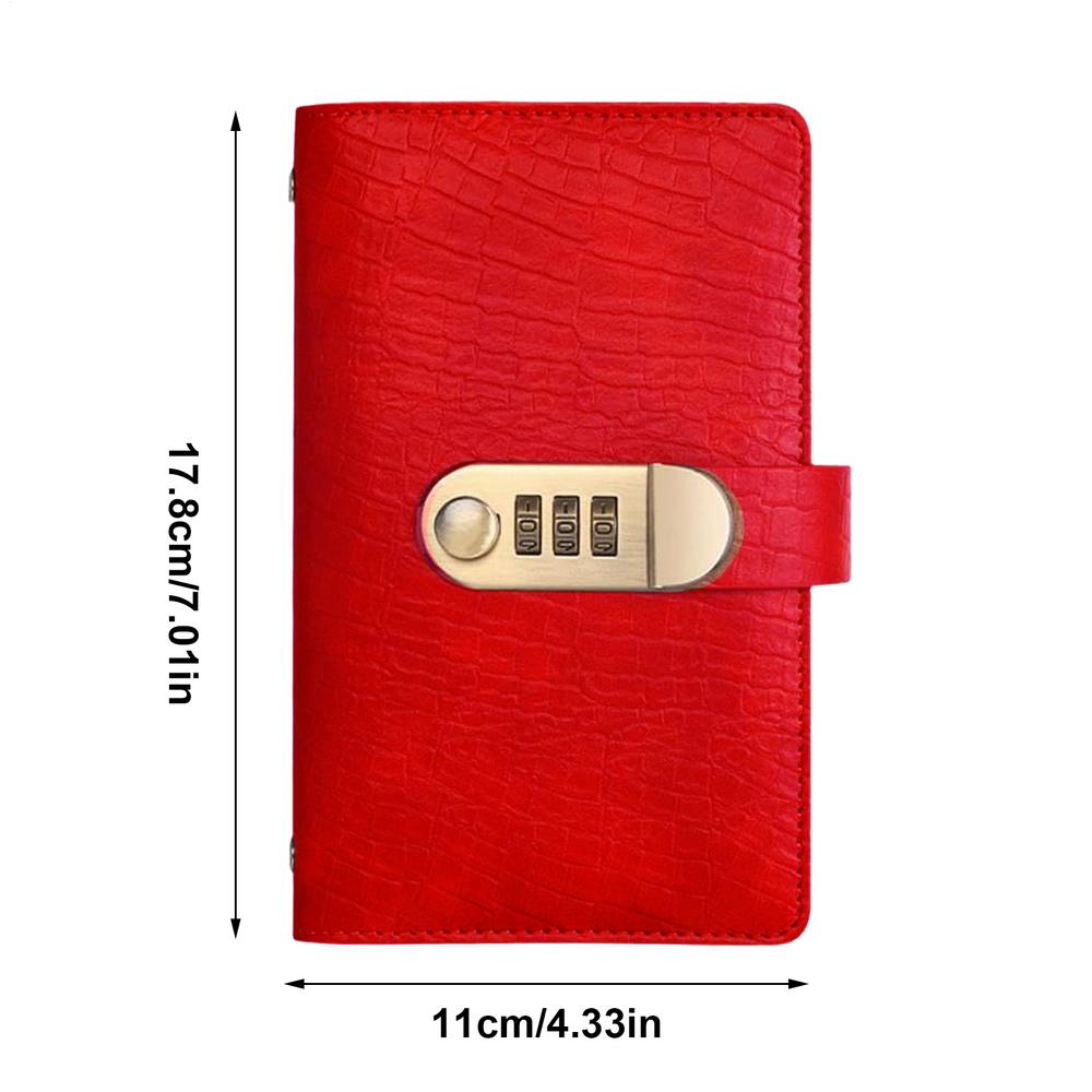 Vintage 100-Page Budget Planner Privacy Protection Saving Challenge Book Cash Money Saving Book with Combination Lock Reusable