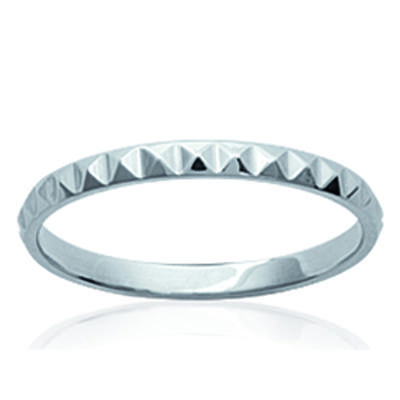 Steel Ring 'Choreography' Silver - 2 Mm