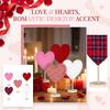 Trä Alla hjärtans dag-tema Hjärformad Dekorativ Prydnad