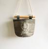 Cotton Linen Hanging Wall Bag For Dorm Room And Closet Storage