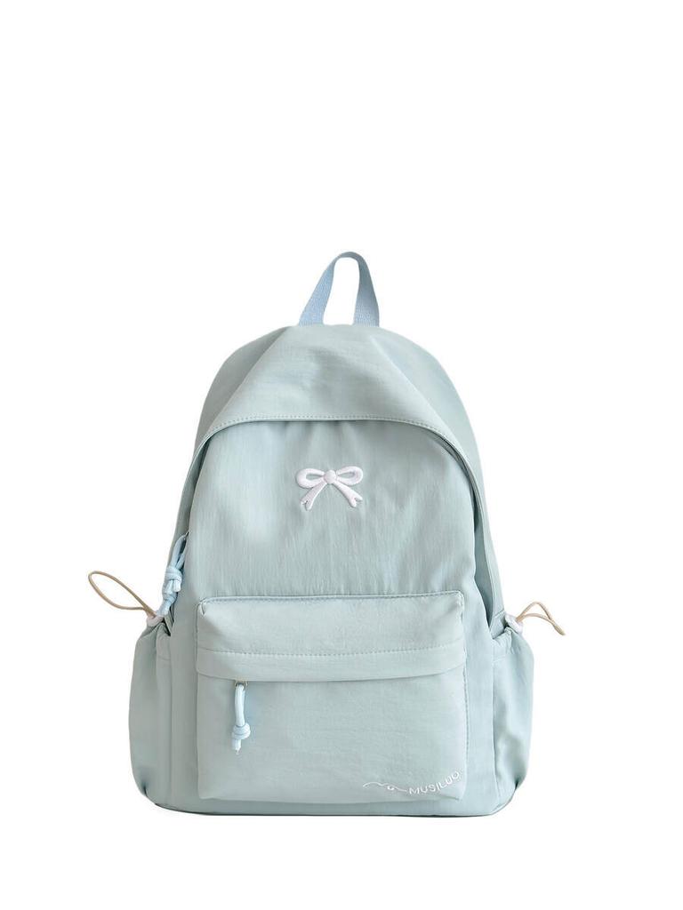 New Stylish Embroidered Backpack Korean Japanese Style Cute Casual School Bag for Girls Students Daily Commute Travel Bag