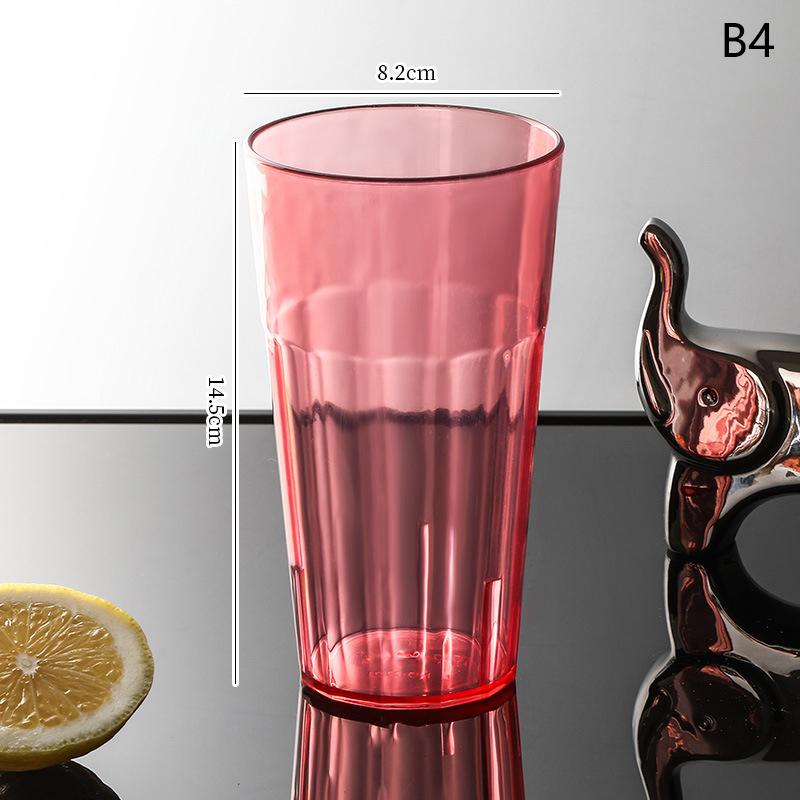 Transparent High-value Water Cup, Bar Plastic PS Beer Cup, Transparent Foreign Wine Cup, Household Mouthwash Cup