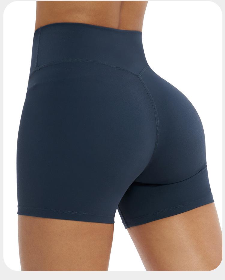 Women's High Waist Tummy Control Yoga Shorts - Butt Lifting, Knit Tight, Ideal for Running and Sports
