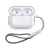Clear Soft TPU Earphone Cover with Lanyard Strap For Airpods Pro 3 2nd Generation Air Pods 4 2024 Gen Case Accessories