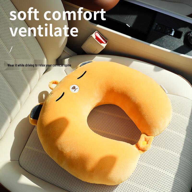 Cartoon Car Neck Support U-Pillow