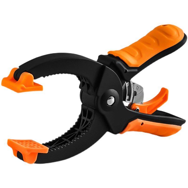 Quick Ratchet F-Clamp Set: Woodworking Clamps, Pliers, Pressure Plate, Tensioner, Complete F-Clamps Kit