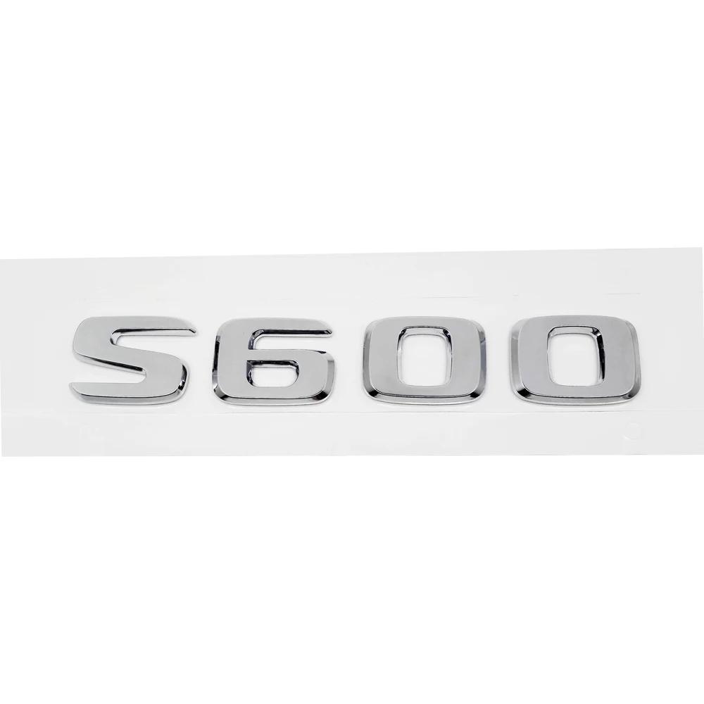 

ABS Plastic S500 S500L S600 S600L Trunk Rear Logo Badge Emblem Sticker For Mercedes Benz S Class W126 W140 W220 W221 W222 C217
