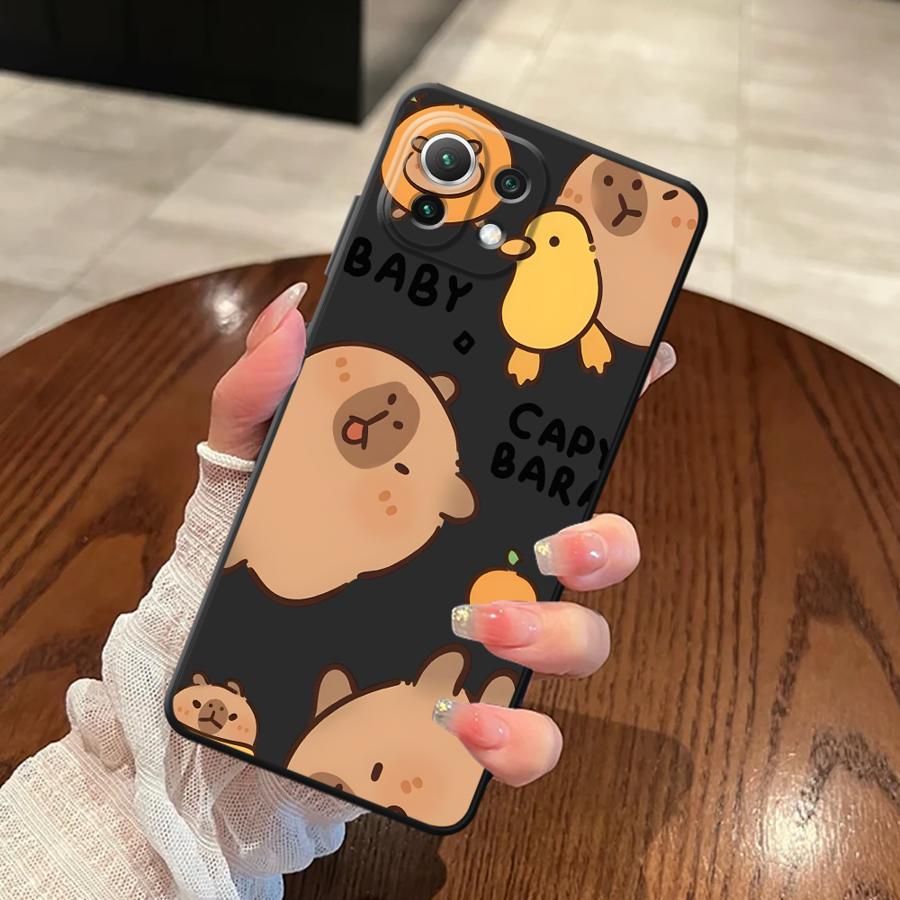 Cute Capybara Funda Phone Cover Case for Xiaomi Mi 12T Pro 11T 12 12X 10T 14 13 Lite 11
