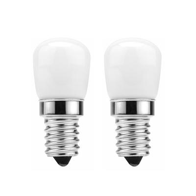 2pcs Mini Fridge Light Bulb 220V E14 T22 Milky Glass Cool White Warm Refrigerator LED Lamp Replace Halogen Lights