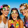 Hawaiian Glasses 8 Pieces Photo Booth Eyewear Beach Party Eyeglasses For Themed Events Vacation Bars Summer Camp Barbecue Beach