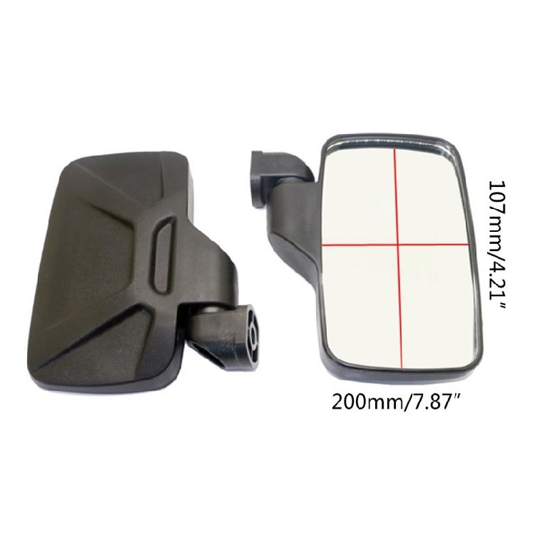 UTV SideMirrors For 1.75" -2" Roll Bars Adjustable RearviewMirrors