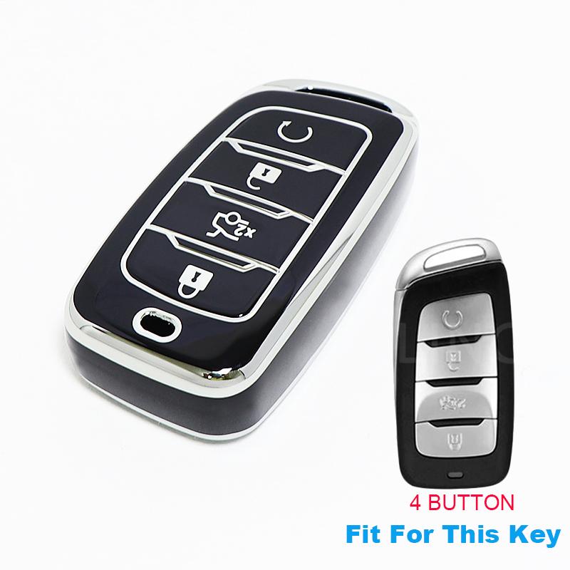 4 Buttons For Changan Hunter F70 Cs35 Cs75 Plus Cs85 Coupe Cs95 Remote Key Fob Holder Cover Case Protector Skin Accessories