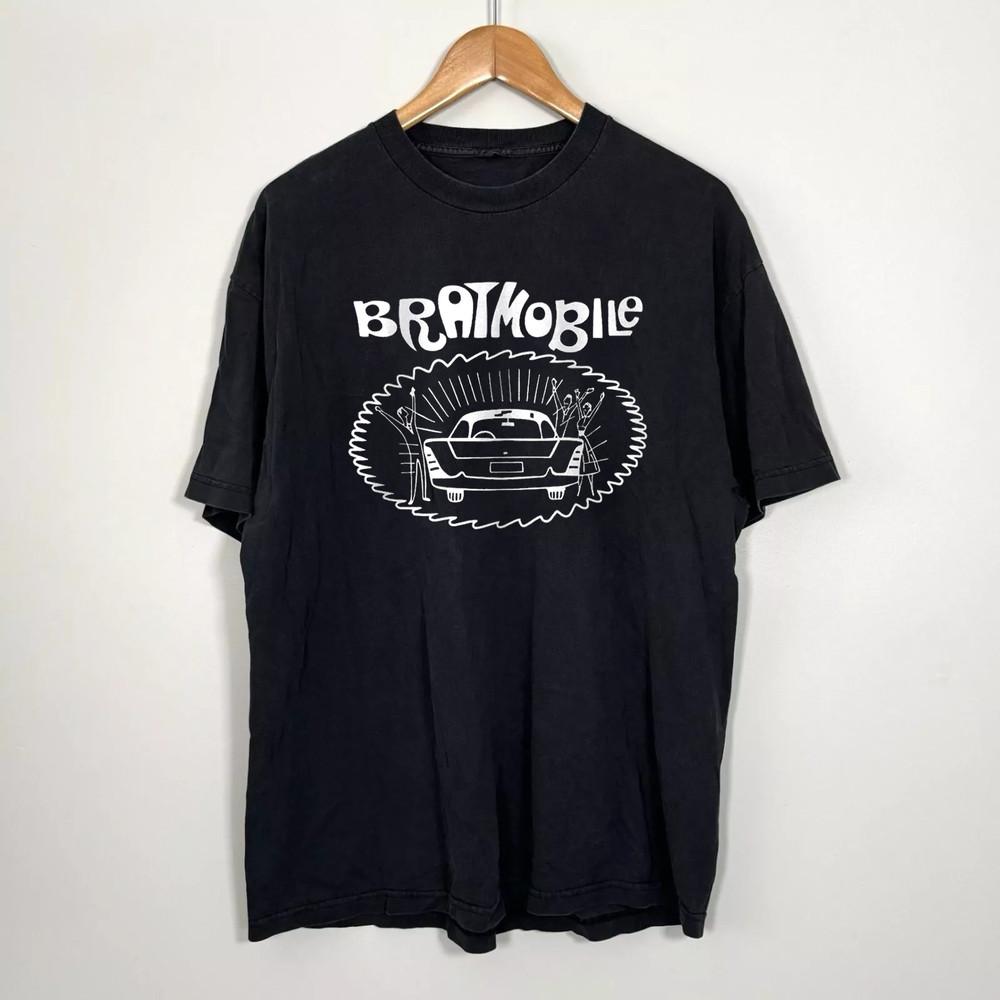 

Bratmobile Kiss and Ride Black T Shirt Full Size S - 5Xl Unisex T-Shirt S