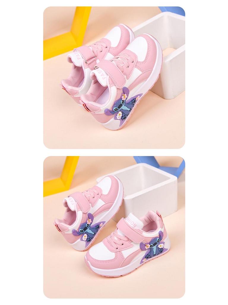 Children's Breathable Cartoon Canvas Shoes - White, Wear-Resistant, Low-Top, Flat, Casual for Little Boys and Girls