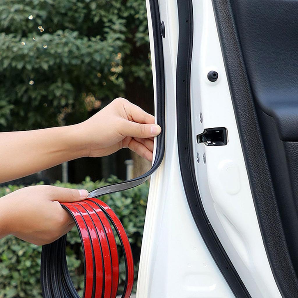 Car Weather Stripping - Car Triple Layer Thickening Seal Strip, Door 6 Hole Sound