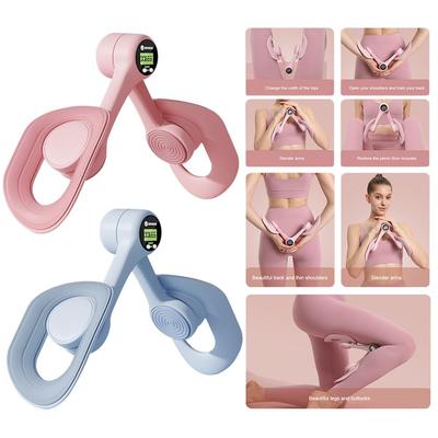 Pelvic Floor Muscle Trainer Pelvic Floor Strengthener with Counter Thigh Master Non Slip Ergonomic Thigh Exerciser for Gym Yoga
