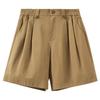 INMAN High-Waisted Cotton Casual Shorts