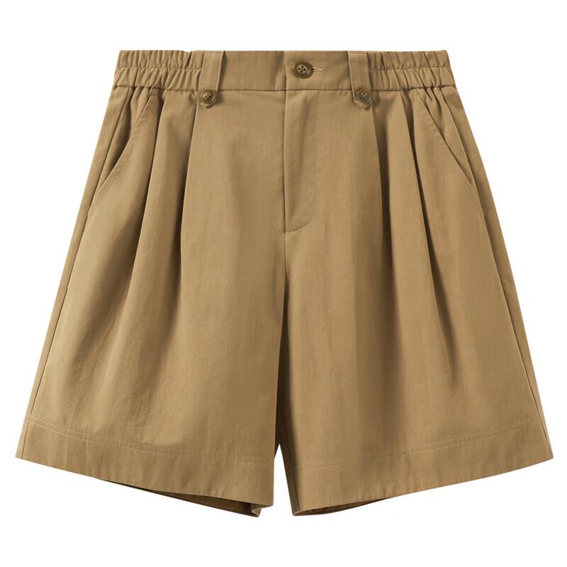 INMAN High-Waisted Cotton Casual Shorts