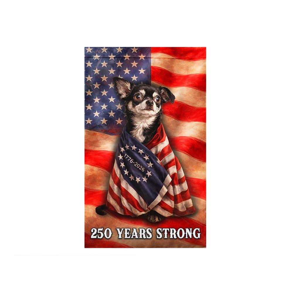 250th Anniversary Garden Flag, Single Sided One Size
